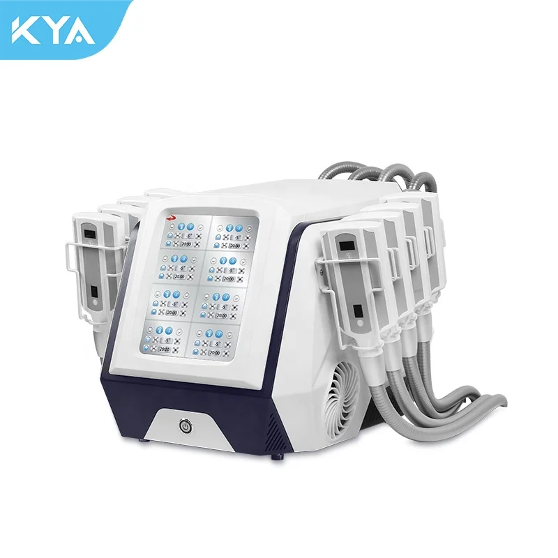 8 Handle Freezing Cold Body Sculpting Device Cryo Slimming Cryolipolyse Cellulite Removal Skin Rejuvenation Ice Sculptures Price