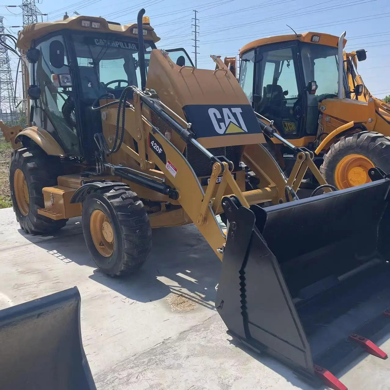 New Arrival used Caterpillar 420F Backhoe Loader used Cat 420f second hand loaders with high quality for sale