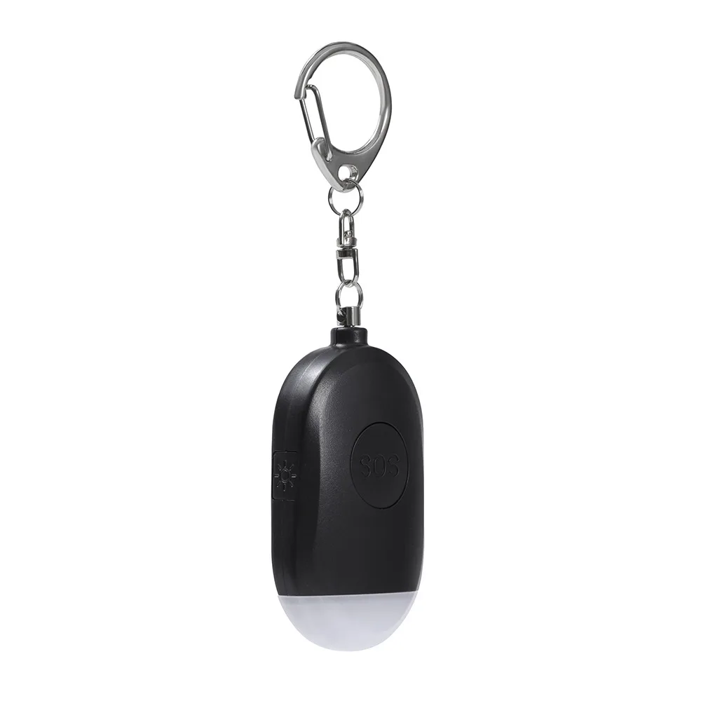 Mini Loud Siren Promotional Keychains Security Emergency SOS Keychain Self Defense Safety Attack Personal Alarm
