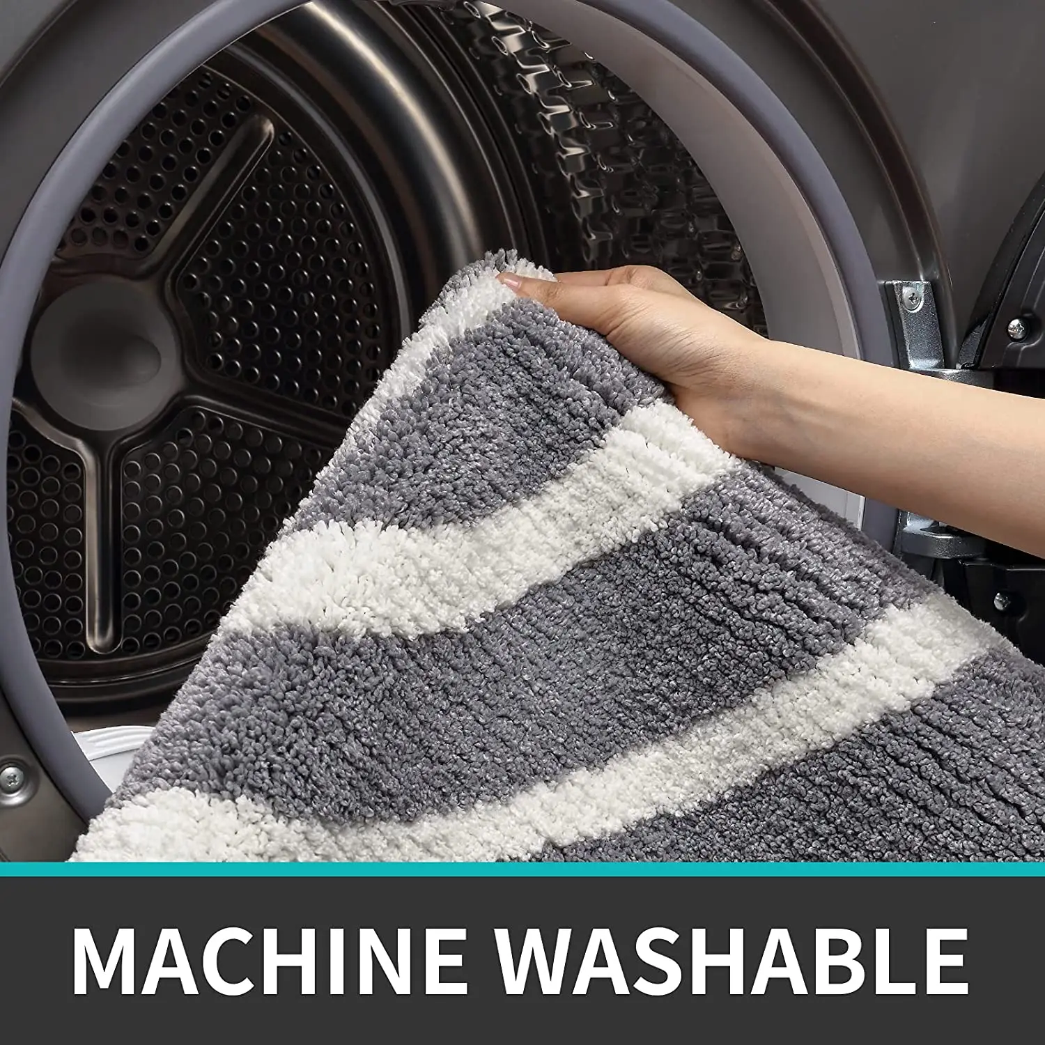 60*90cm Soft Non Slip Bathroom Mats Factory Wholesale Absorbent Microfiber Grey bathmat