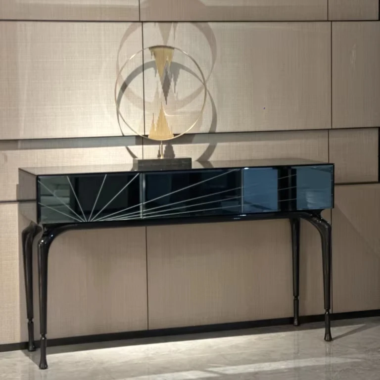 Alba Decoration Table Luxury Living Room Furniture Modern Design Porch Control Cabinet for Villa Entrance Corridor Console