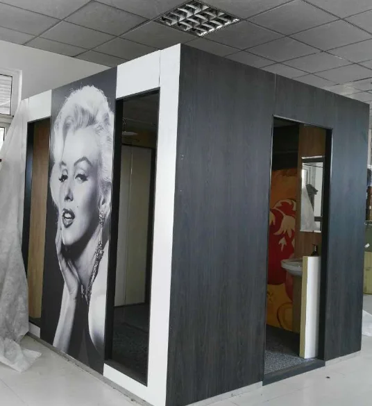 Stand alone meeting pod in private space soundproof booth portable office for work