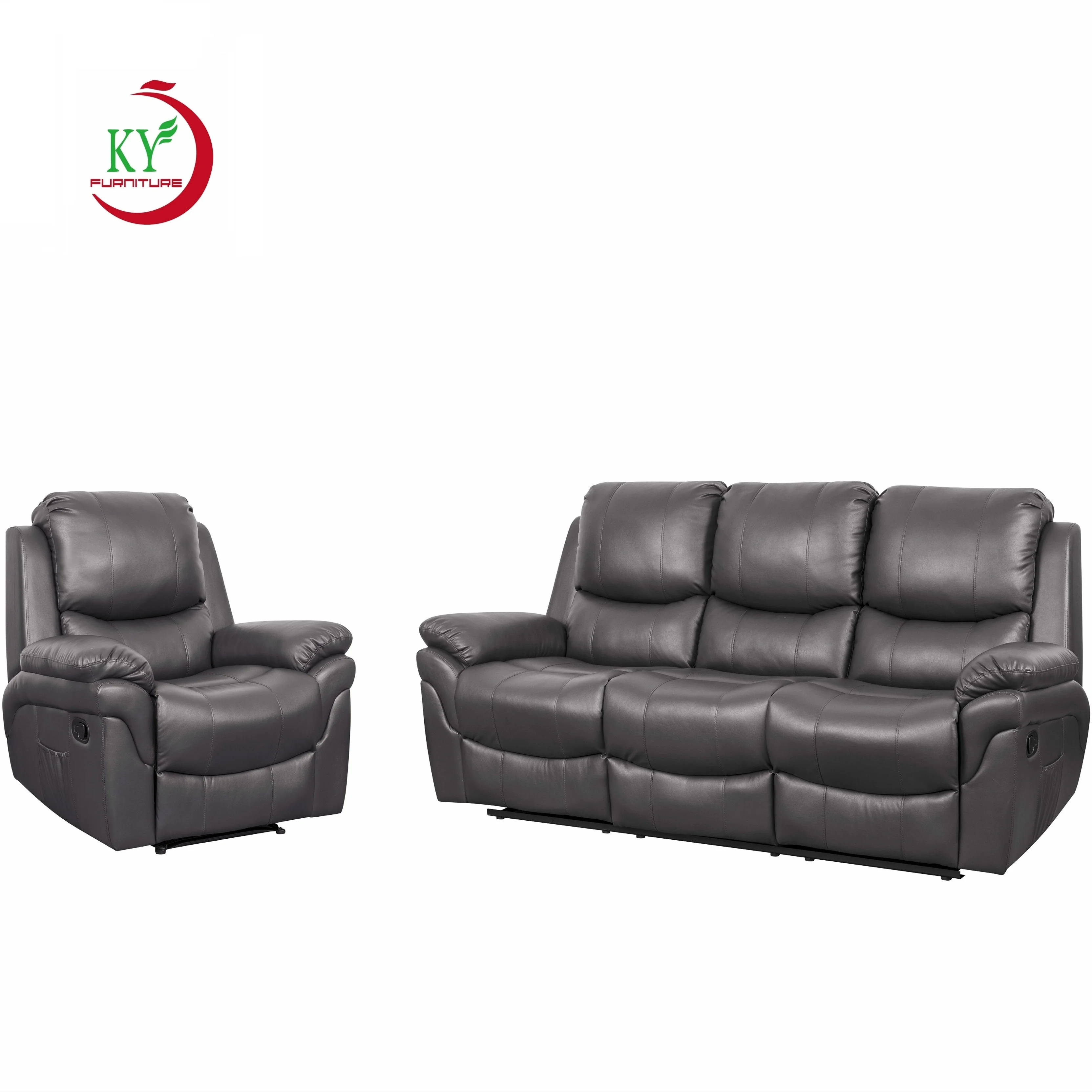 JKY движения кресло-диван для гостиной, 3 предмета в наборе, современный секционный диван кресла ткань мебель или кожа (полиуретан) 2 лет