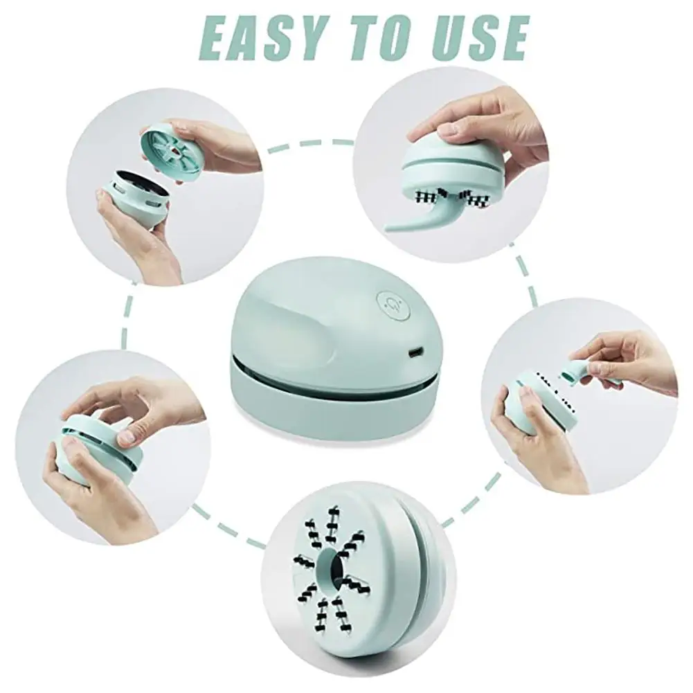 Mini Desktop Vacuum Cleaner Office Desk Dust Home Table Sweeper Desktop Cleaner