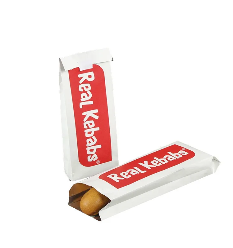 aluminum foil insulated food bags kebab paper bag for food takeaway