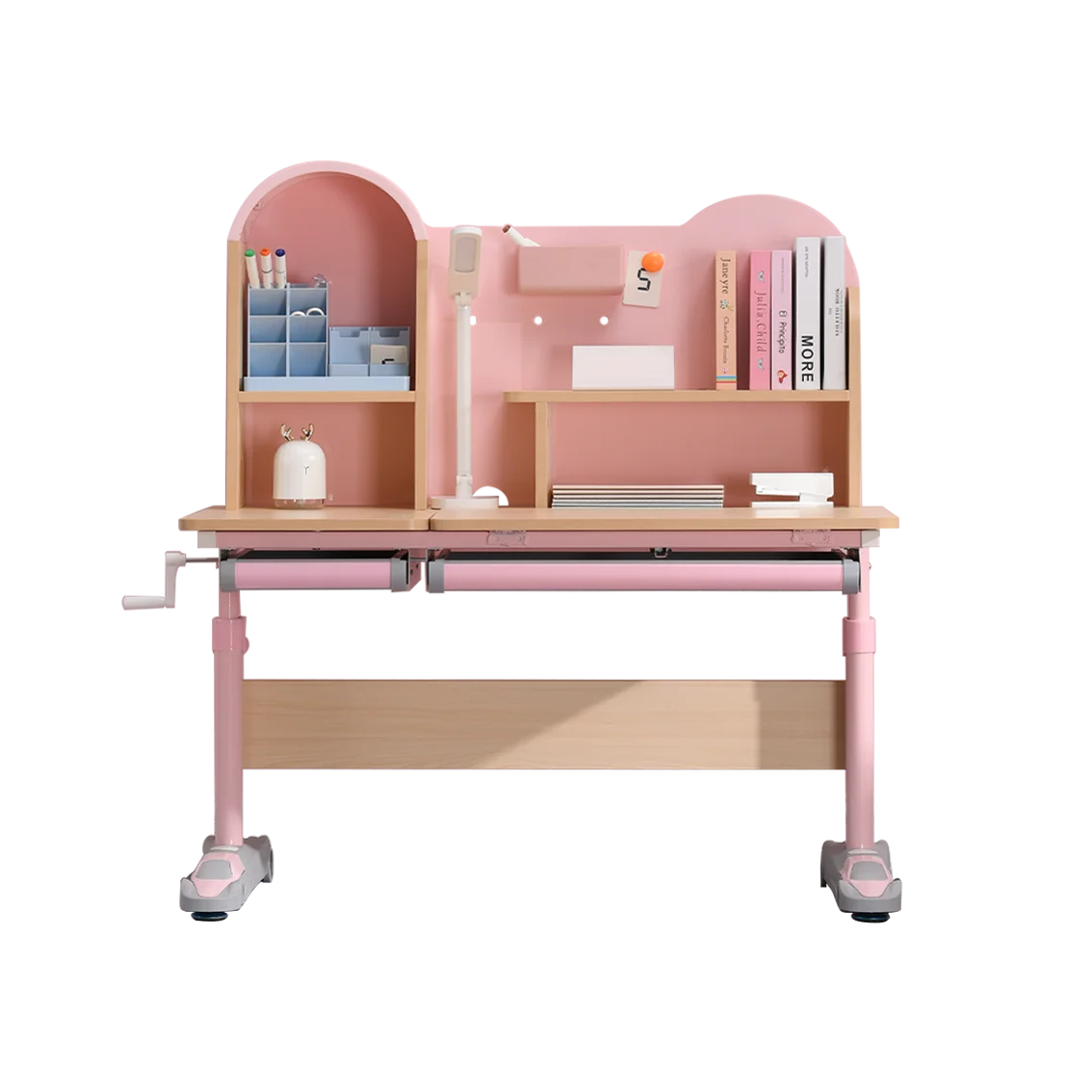 Kids Indoor Wooden House Study Table Chair Set Wood Daycare Furniture Wholesale Solid wood desk Customized