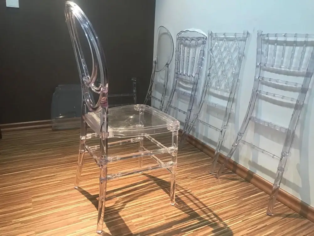 China Wholesale cheap Wedding Clear PC Silla acrylic tiffany chiavari phoenix resin chair