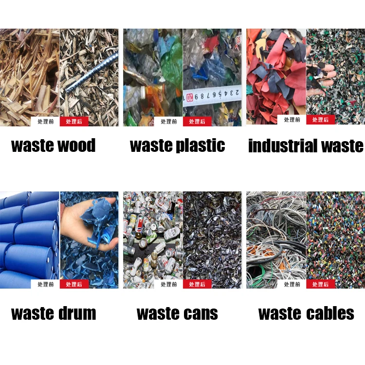 Refuse derived fuel RDF shredder waste shredding machine for sale