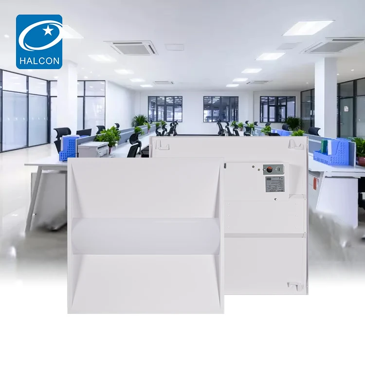 Commercial & Insturial Lighting Recessed Mounted Indoor Ceiling Panel Light Office 2x2 2x4 LED Troffer
