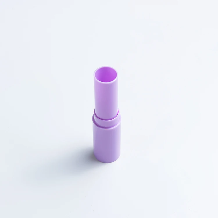 3ml 4ml Mini Plastic Tube Lip balm Stick Clear Pink purple round Empty Lip Balm Tube Wholesale Lipgloss Tubes