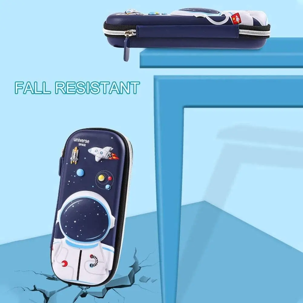 Hot Sales Canvas Pencil Box Case Design Shockproof EVA 3D for School 3d Queen of Snow  Hard Pencil Case for Kids