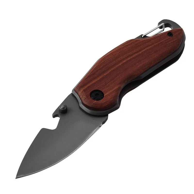 6.0' Knives Damascus Folding Blade Knife,Hunting Camping Survival Steel+Wood Handle Knives,EDC Tool Pocket Knife,Keychain Knife