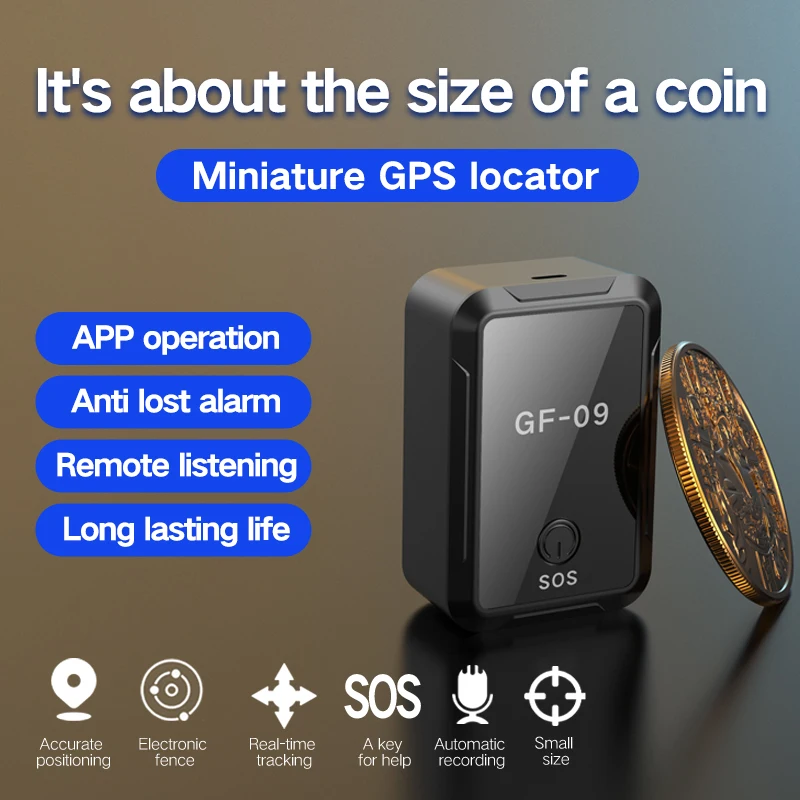 Gps Perro Mascotas Dog Gps Tracker 2g Mini Sim Card Location Car Tracking Microchip Gsm/gprs/ Gf09 App Control Pet Tracker Gps