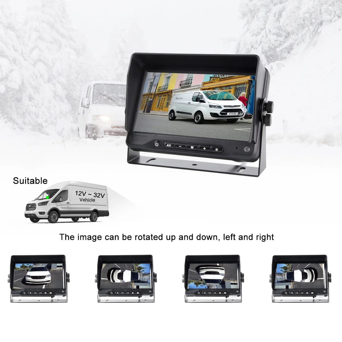7 Inch Display RV Truck Bus Back Camera Truck Camera Rear View System