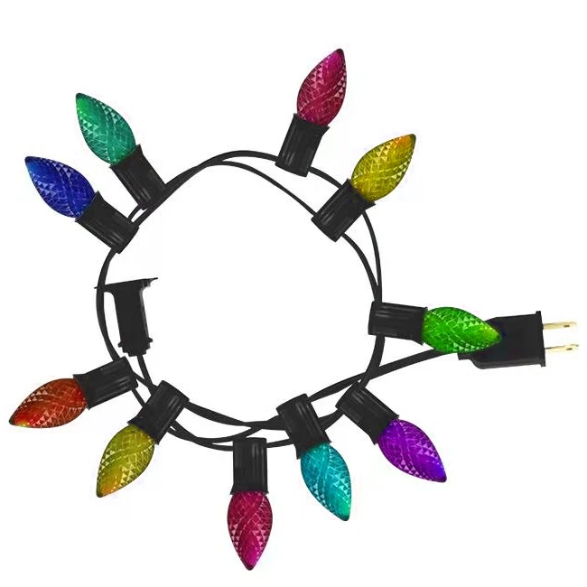 2020 roofline C7 colorful LED string light wire partylights
