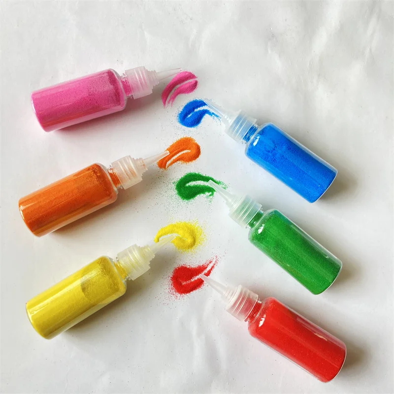 Wholesale sand painting DIY board kids educational Sand painting baby toys educational colored sand