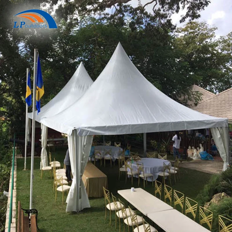 20x20 feet high peak pagoda tent for event party admission