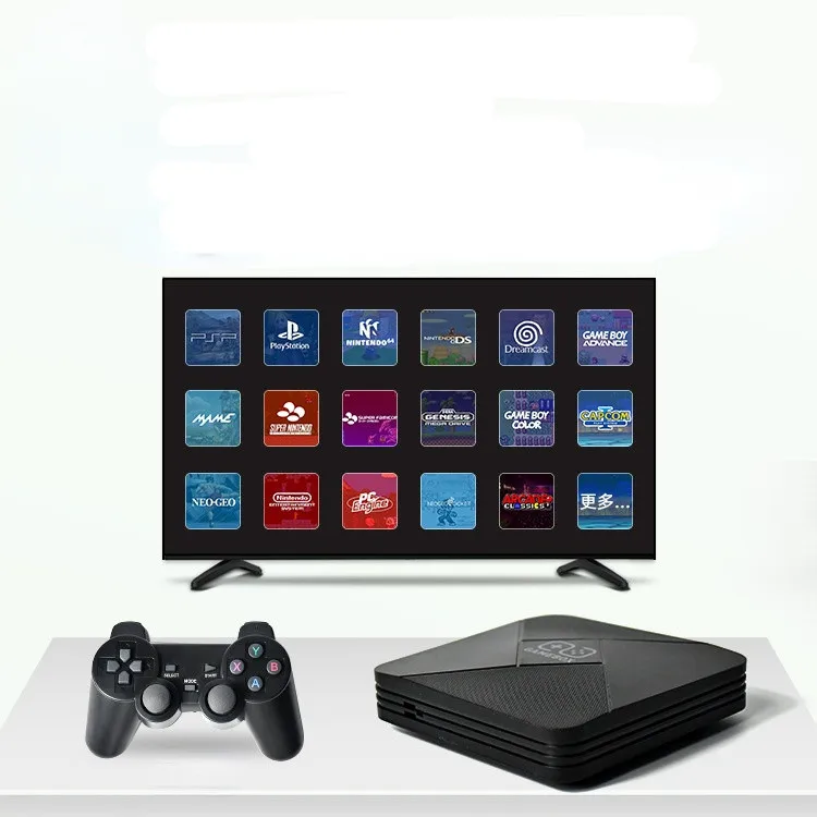 Игровая приставка G5 9,1, система Android, беспроводное управление, супер консоль HD 4K, Игровая приставка 50 + эмуляторы 40000 + Ретро-игры с ТВ-приставкой