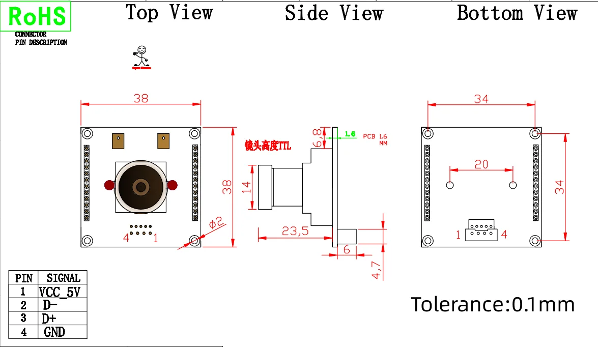 Support Customization USB Camera Module 12MP 4K HD Coms IMX577 High Speed USB2.0 Built-in Mic For Video Conference Mini Webcam