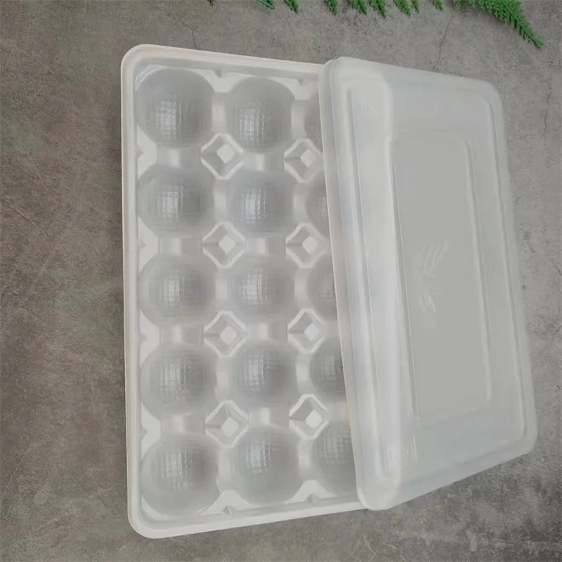 Natural color disposable plastic pp tray for meatball