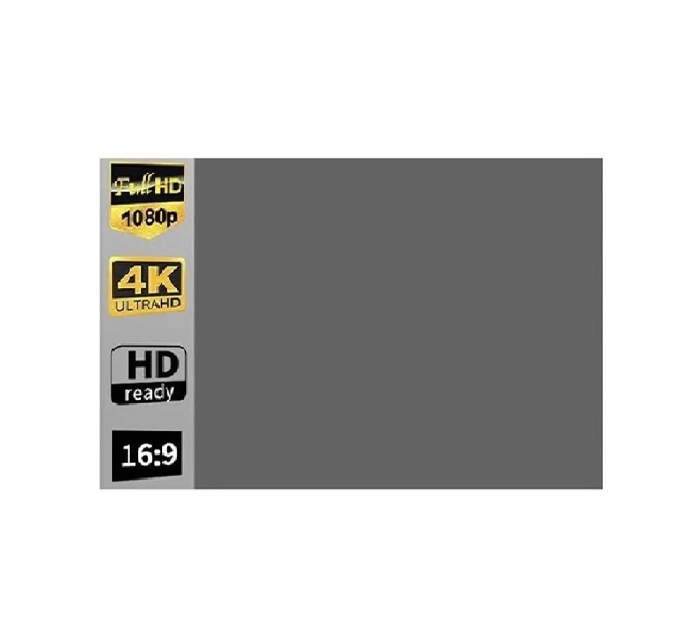 Hot Sale High Quality Wall alr Projection Screen Gray 100 Inch 16:9 Reflective Foldable Projection Screen