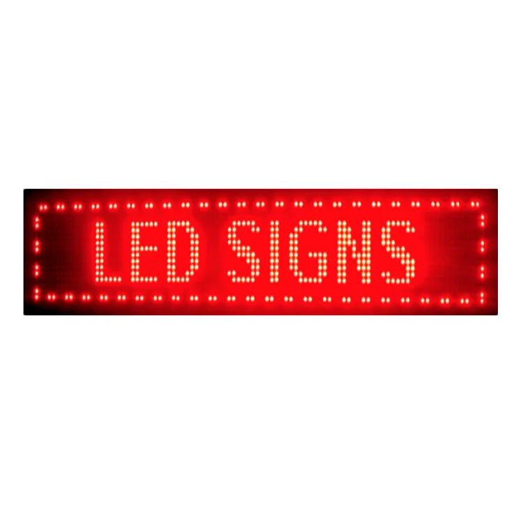 Custom indoor lighting p10 led monochrome programmable WIFI display screen