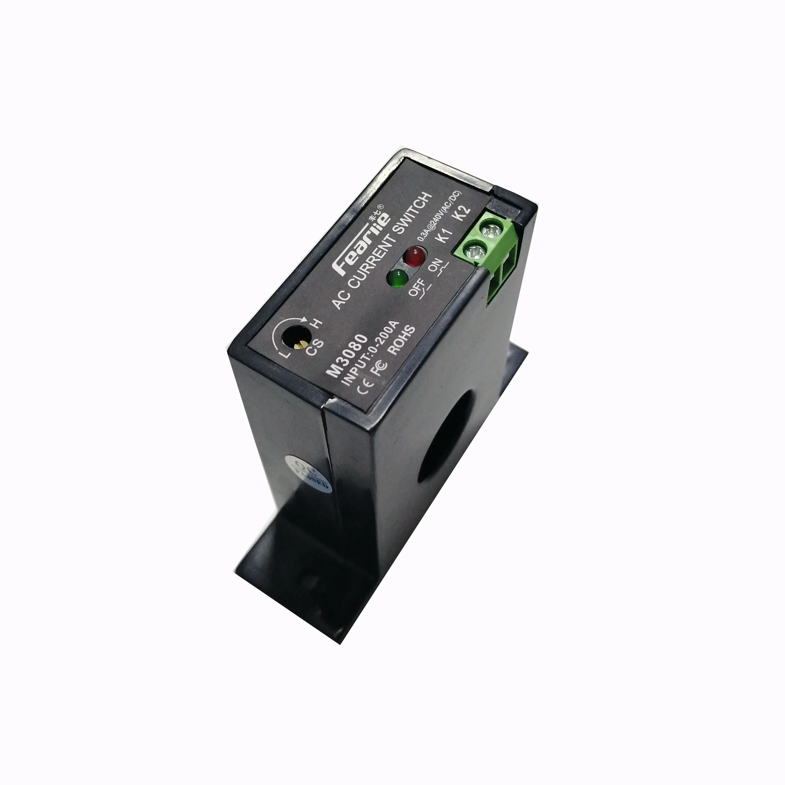 Normally Open AC Current sensing switch measuring and monitoring CURRENT SENSOR