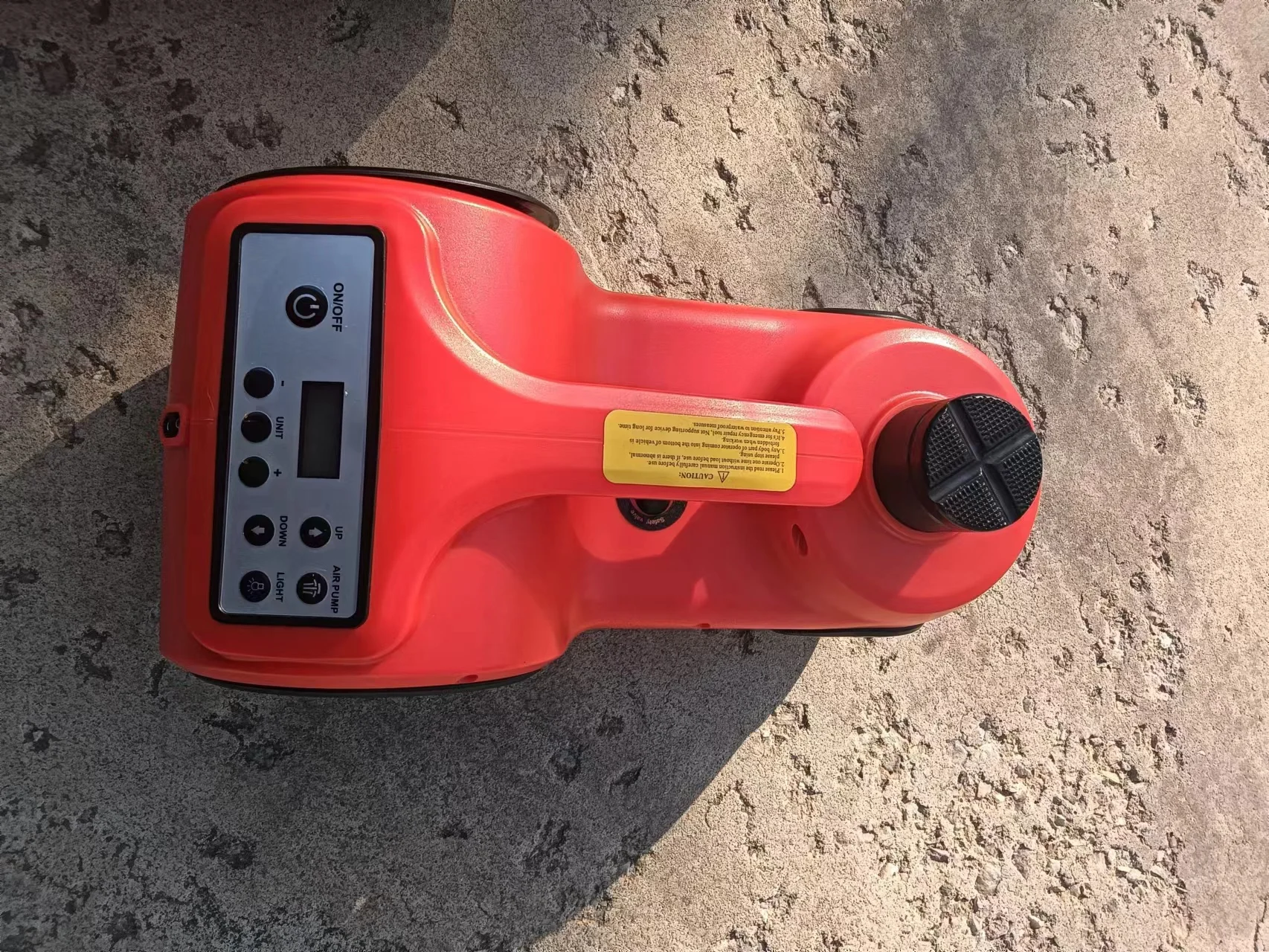 Hydraulic jack, electric wrench, inflation pump set