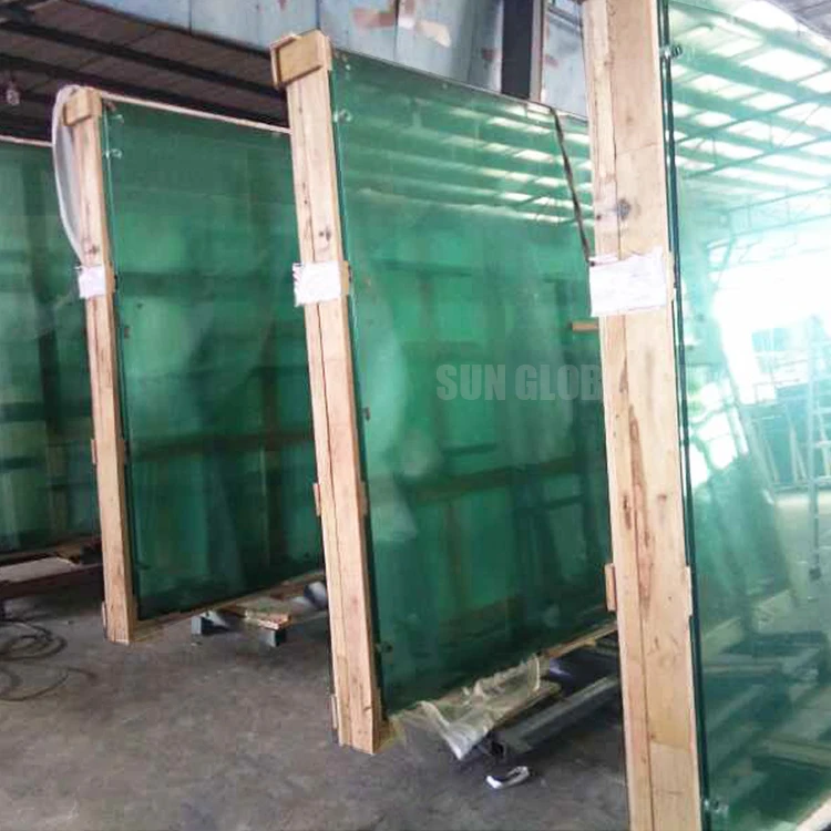 44.2 Clear Laminated Glass 8.76mm PVB Double Layers Glass 4+0.76+4mm Clear Building Safety Glass Factory