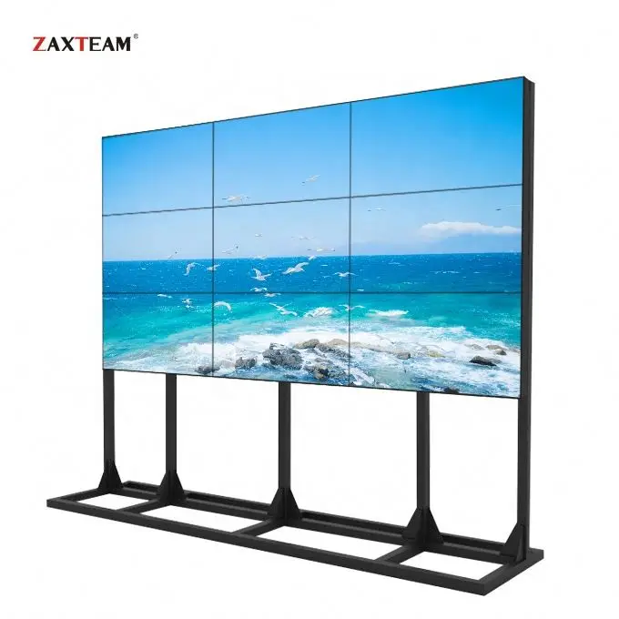 Ultra Narrow Bezel 46 inch LCD Video Wall LCD Splicing Screen Wall 3.5mm RS232 Control