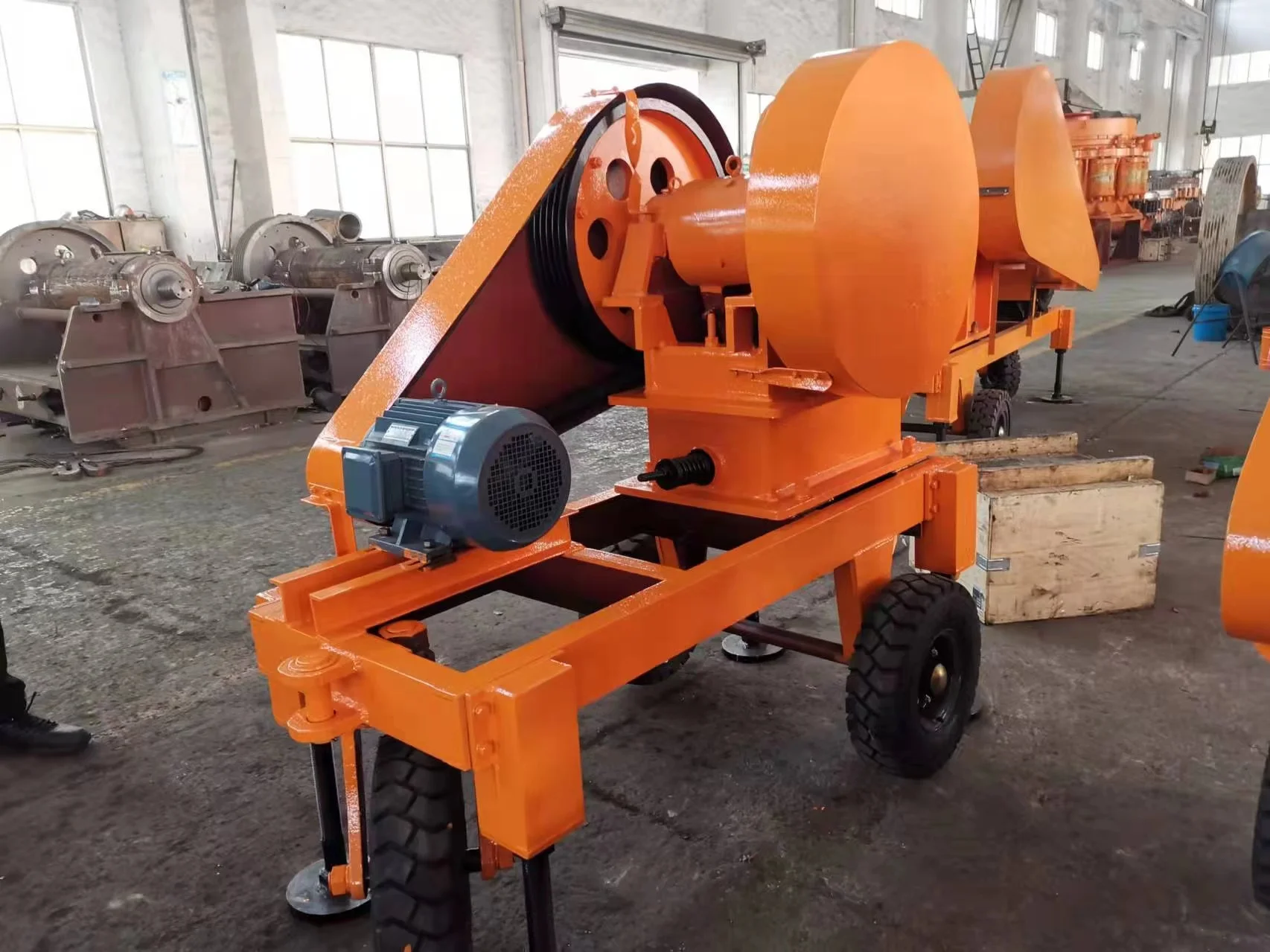 2024 small portable pe400x600 limestone dolomite perlite stone rock small diesel jaw crusher machine