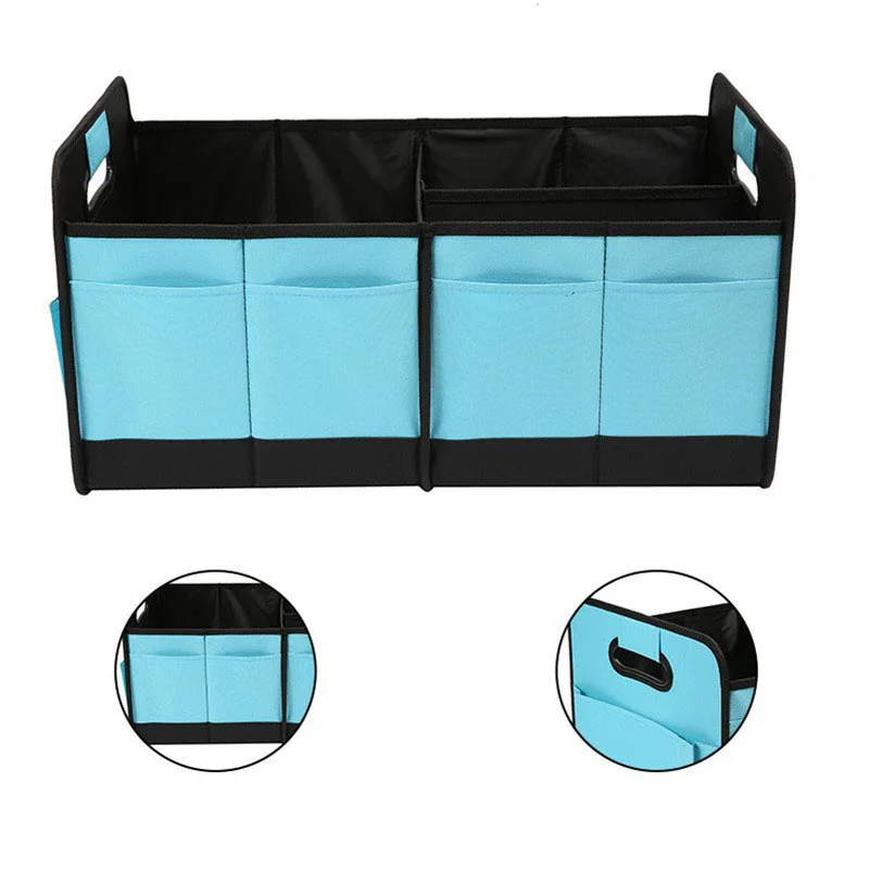 Trunk Storage Box Large Capacity Foldable Outdoor Storage Box Oxford Cloth Material Car Storage Box