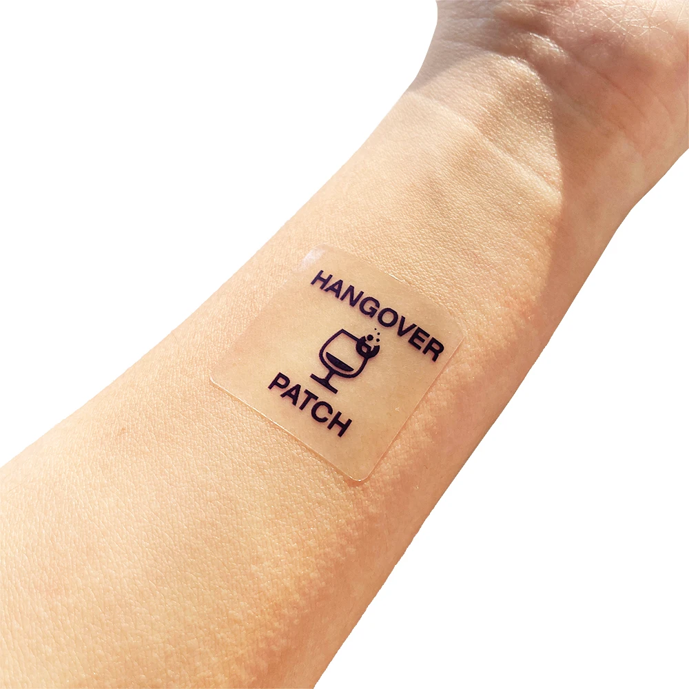 Energy Boost Alternative to Energy Drinks Containing Vitamin B12 Hangover Patch and Transdermal hangover patches