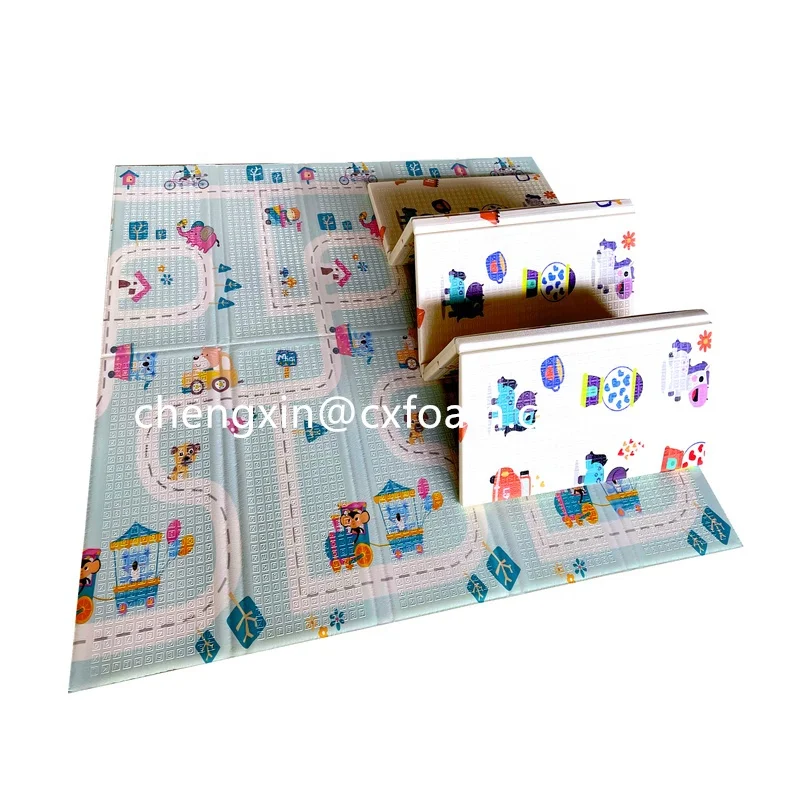 foldable baby play xpe puzzle children's mat thickened tapete baby room crawling pad folding crawling mat