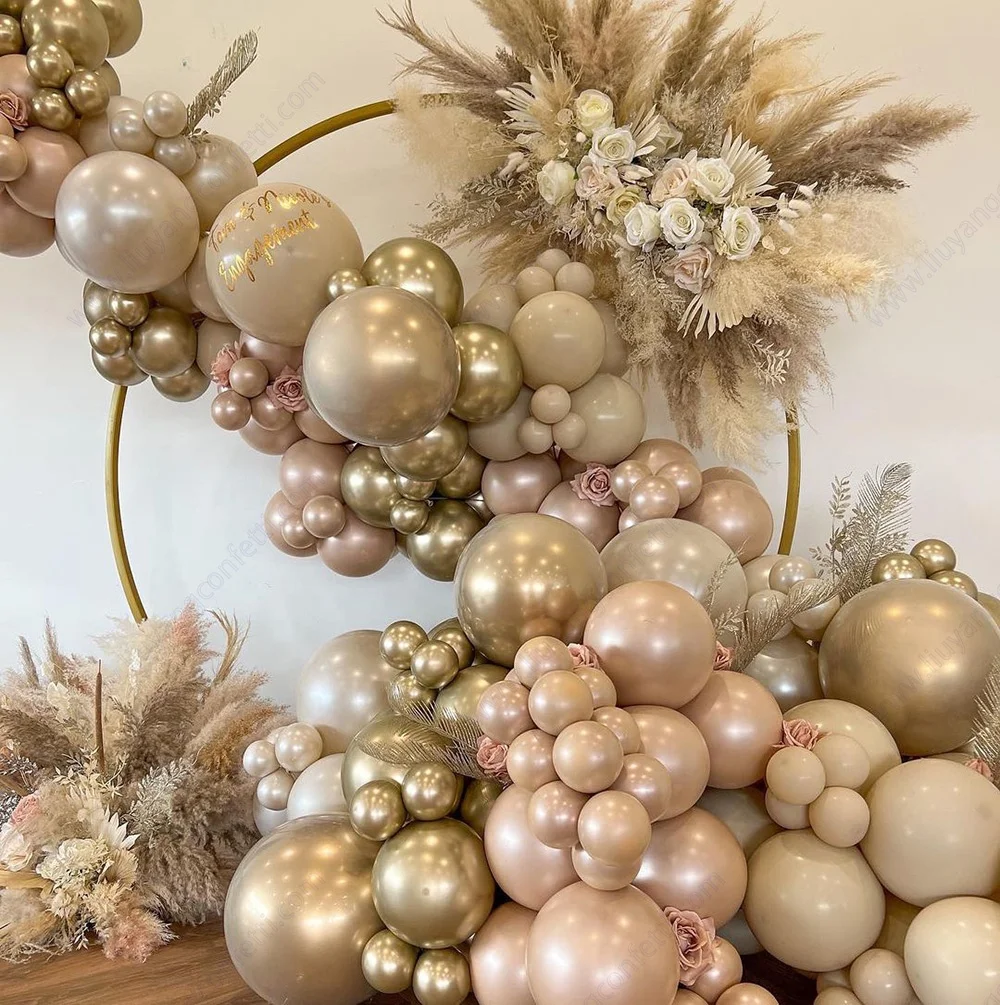 Hot Selling Wedding Backdrop Arch Elegant Wedding Gold Metal Arch Background For Party Events Decoration