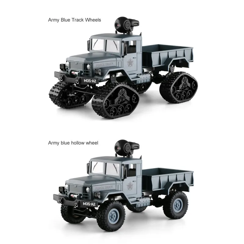 1/12 RC Military Truck MN-35 2.4G Four-wheel Drive Climbing Vehicle Remote Control Army Truggy Loading