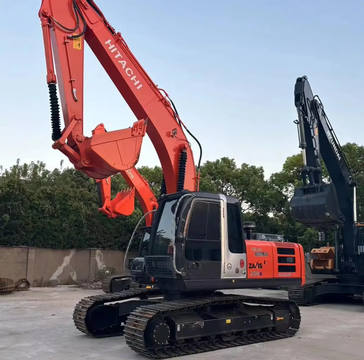 Hitachi zx200g для продажи! Экскаватор hitachi оригинальный в хорошем состоянии высокое качество продажи
