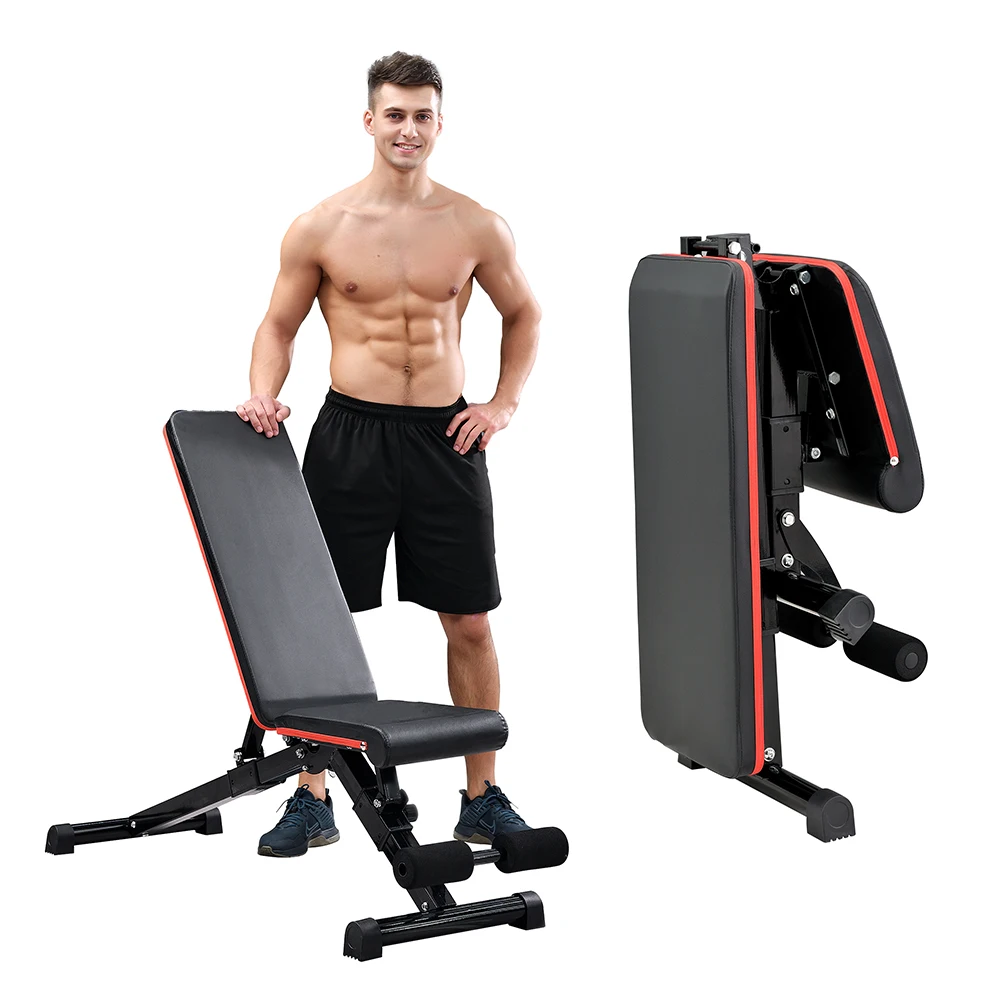 Cheap Multifunction Training Foldable Portable Home Fitness Adjustable Gym Weight Bench/