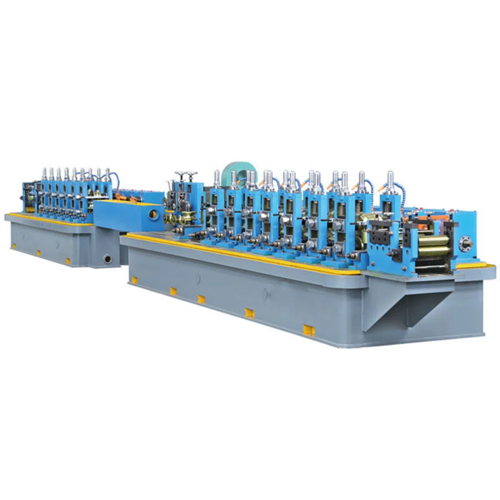 Китайский поставщик, машина для изготовления труб по линии erw, автоматическая высокочастотная производственная линия сварных труб, машина для изготовления труб erw