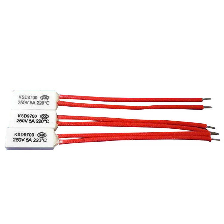 KSD9700 Plastic Small Size Temperature Switch Overload Protector for Window motor