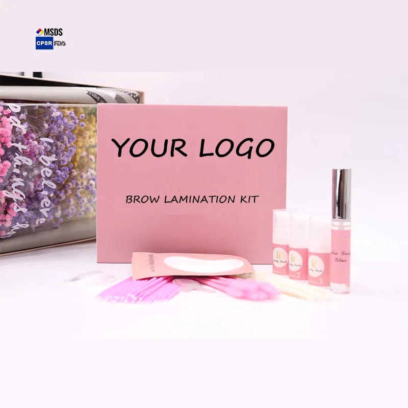 Eyebrow Enhancer Kits Private Label Brow Lift Lamination Kit Sachets 20ml Brow Kit