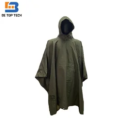 Multifunctional Poncho Raincoat Camouflage Portable Travel Military Poncho