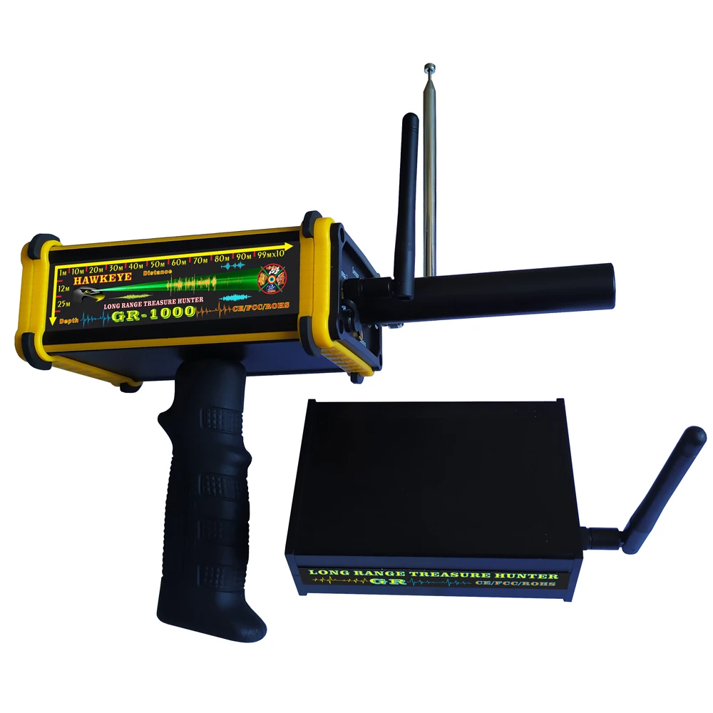Factory Selling GR-1000 Underground Metal Detector Digger GR1000 Radar Scanning Gold Silver Gem Diamond Copper Treasure Finder