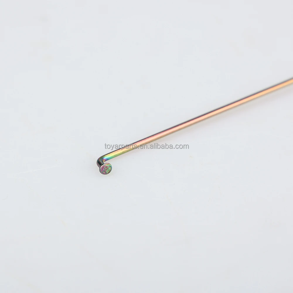 Rainbow Bicycle Spokes With Nipples Stainless Steel Bike Parts Cycling Accessories