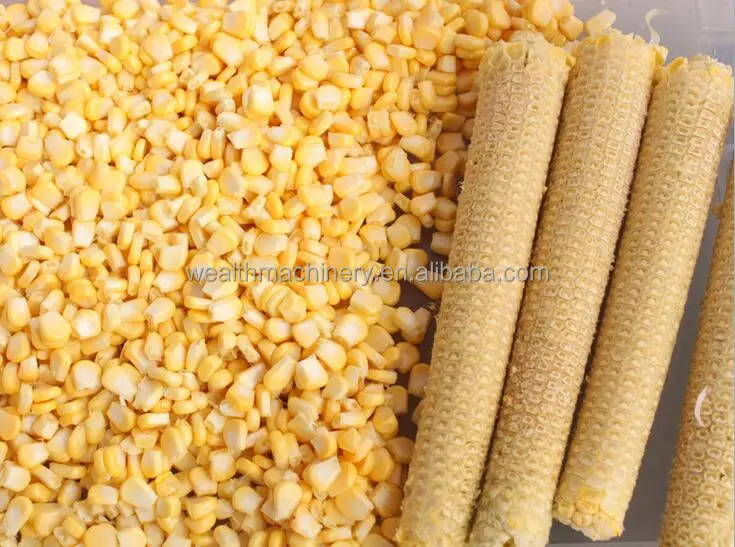 Stainless Steel Fresh Sweet Corn Husker Sheller Thresher Seed Removing Machine Maize Peeling Shelling Machine