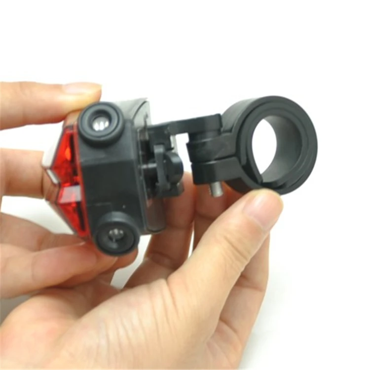 SG-BL01 silicone aluminum 7 leds bicycle tail light signal lights for motorcycle