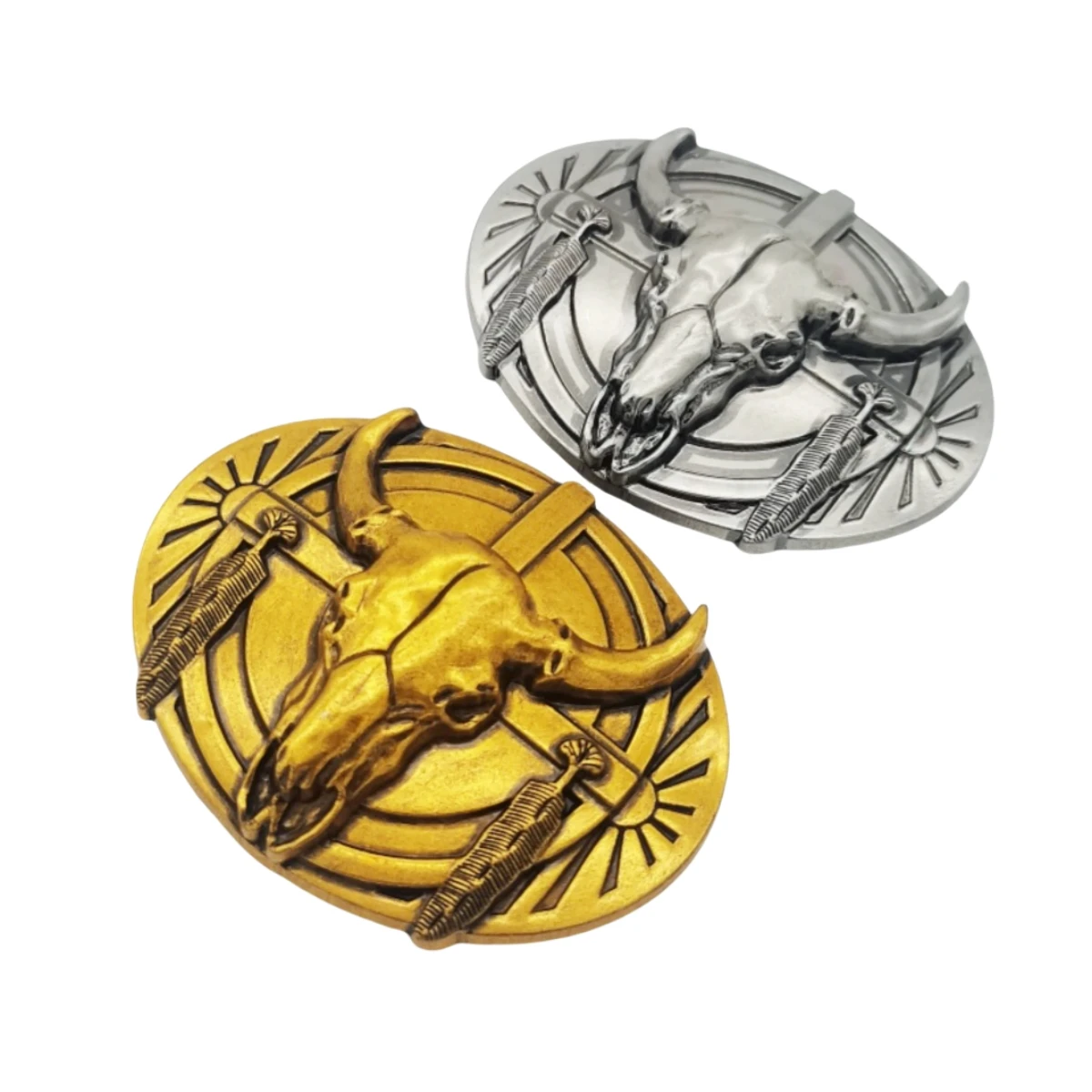 goth belt buckle accessories Cross Horse Oval Dome Scroll Gift Jewelry Accessories Western Cowboy Prayer Belt Buckle