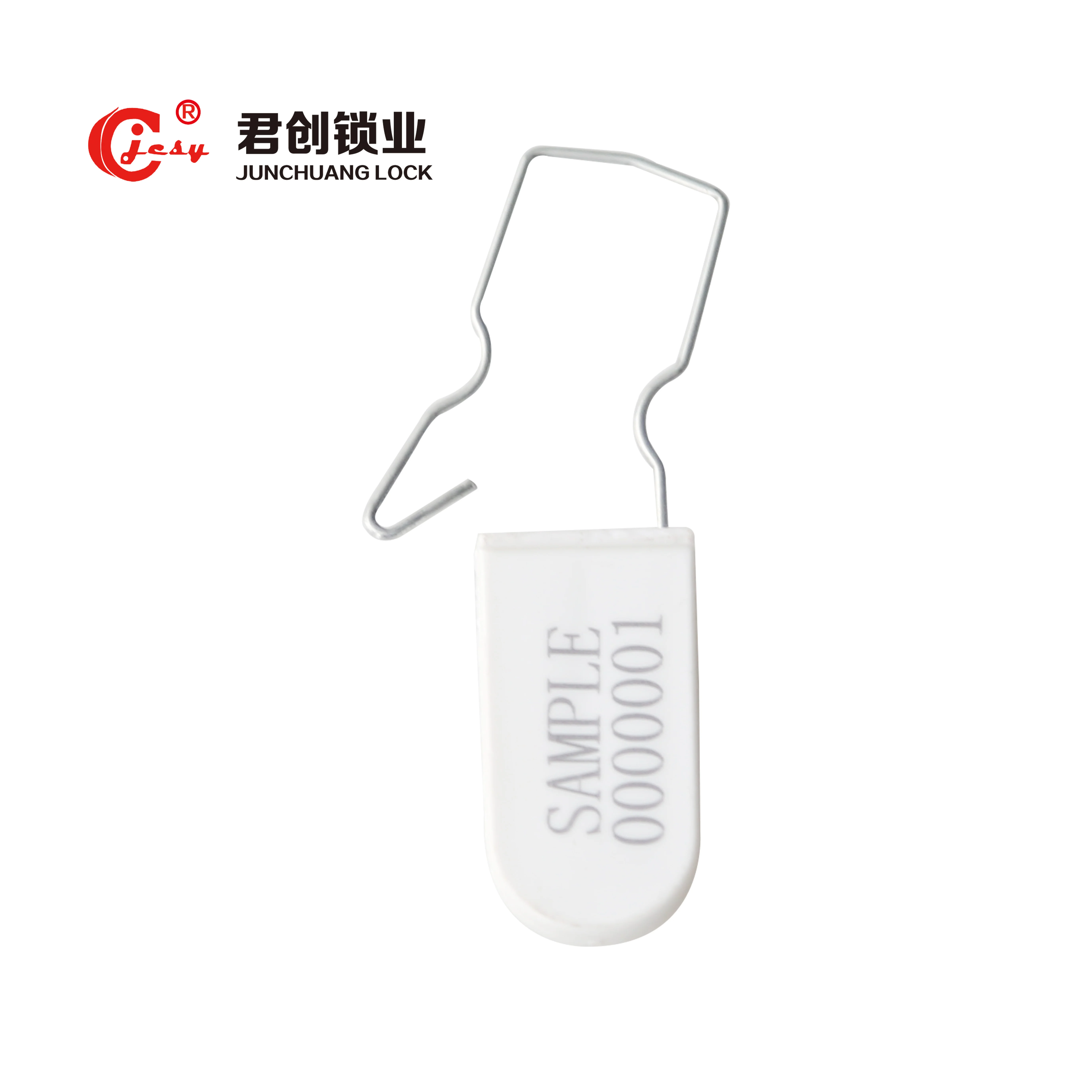 Plastic Padlock seal with metal locking JCPL202