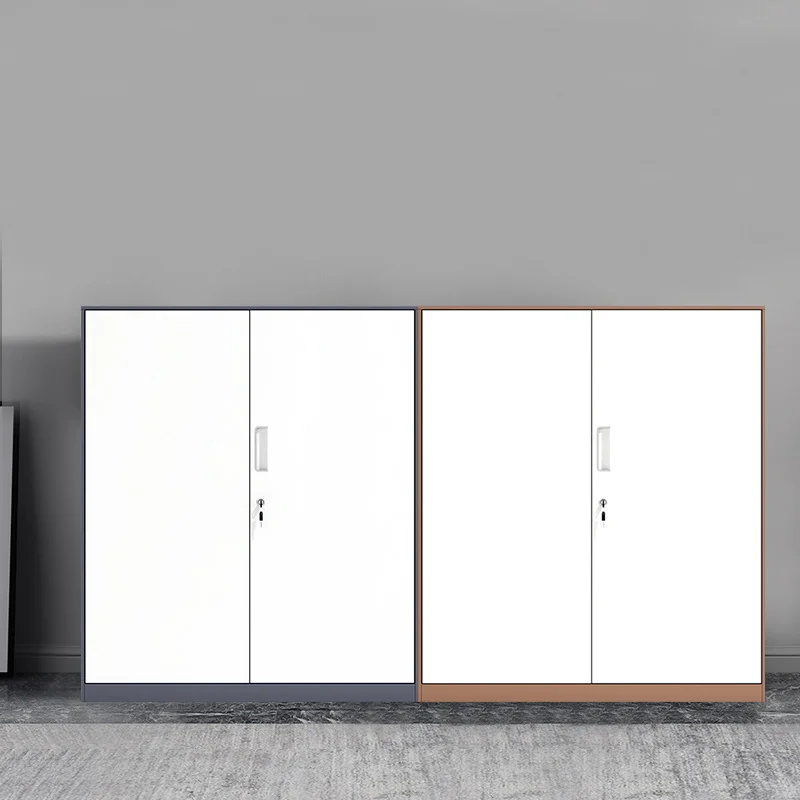 Drawer & Safe Box 1090 mm Fireproof height Files Steel Office With Cupboard Standard Glass Door file cabinet