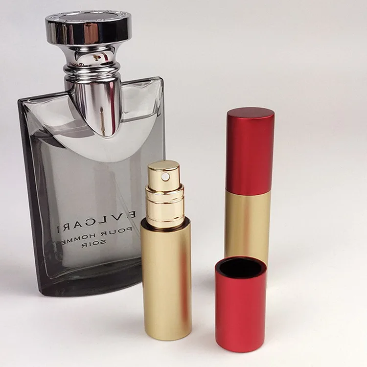 aluminium nasal inhaler travel perfume atomizer refillable Perfume Spray Bottle 5ml bottles atomiser